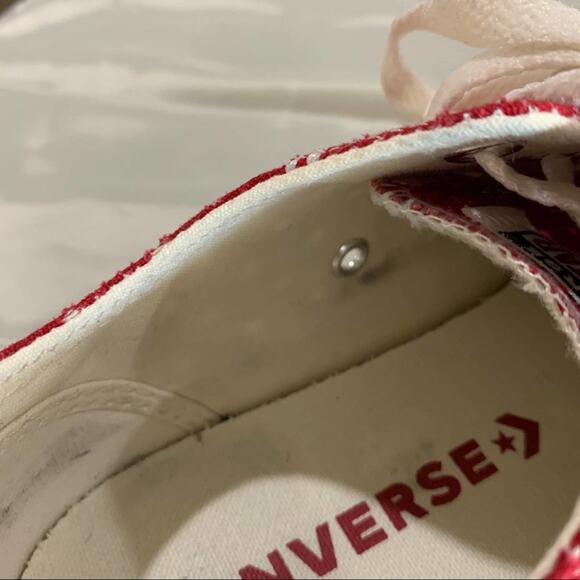 Converse Unisex Chuck Taylor All Star Ox 160517F Red Running Shoes Size M6 W 8 - Picture 7 of 9